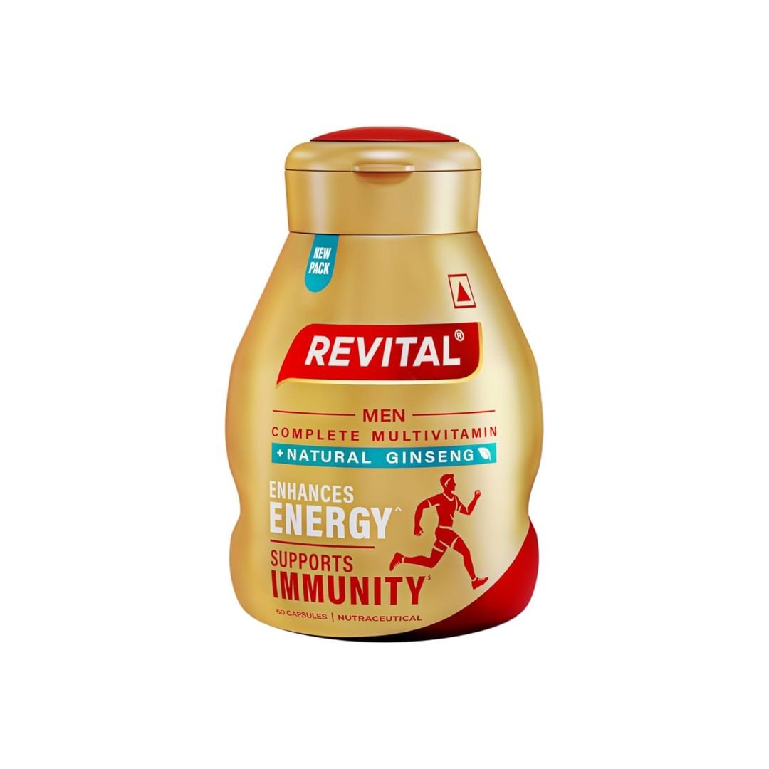 Revital H Multivitamin Capsules - Energy, Vitality & Focus for Men