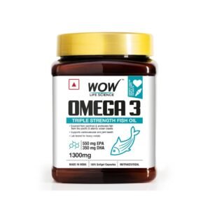 WOW Life Science Omega-3 Fish Oil - 1000mg with EPA & DHA
